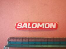 Adesivo vintage anni 80 casco moto stereo no calcio SALOMON STICKERS