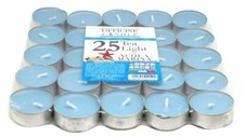 Set 25 Pezzi Candele Azzurre