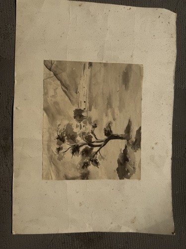 Acquerello monocromatico - , su
