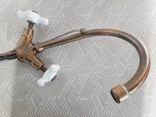 Rubinetto lavello Bagno ottone pieno vintage Lavabo