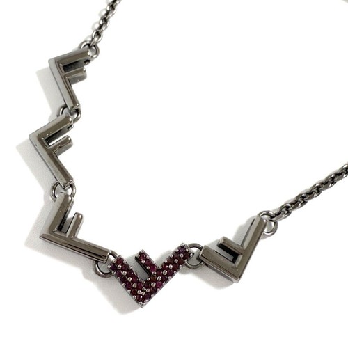 Collana con ciondolo strass - con,