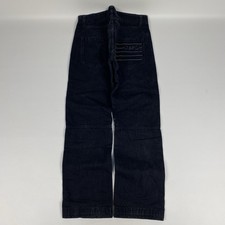 Jeans vintage Jean Paul Gaultier JPG grande logo sbiadito effetto invecchiato Y2K
