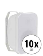 10x Altoparlante Casse Diffusori HiFi Parete Muro Tenuto Stagna Esterno IP56 Set