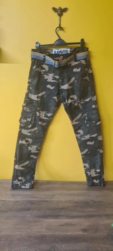 Pantalone cargo bdu mimetico - cargo,