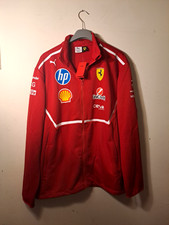 Felpa con zip Scuderia Ferrari HP f1 Team Sponsor 2025 Red