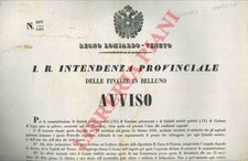 Asta per l'acquisto di genziana polverizzata e di carbone pure in polvere.