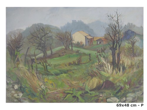 Quadro paesaggio campagna - paesaggio,