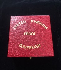 Scatola Sterlina Oro Proof 1983 - 1989 - Solo box senza moneta oro