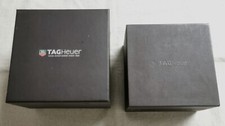 TAG Heuer T2 Vintage leather black watch box with outer box for any models good