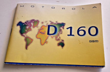 ISTRUZIONI ORIGINALE CELLULARE MOTOROLA D 160 M