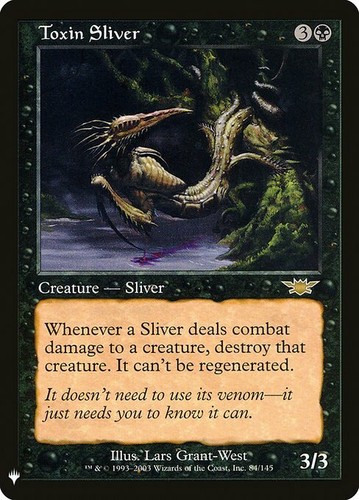 Mtg toxin sliver exc - sliver,