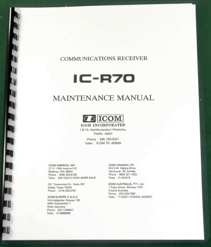Manuale servizio icom - di,