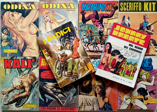Lotto fumetti neri anni - lotto, 12