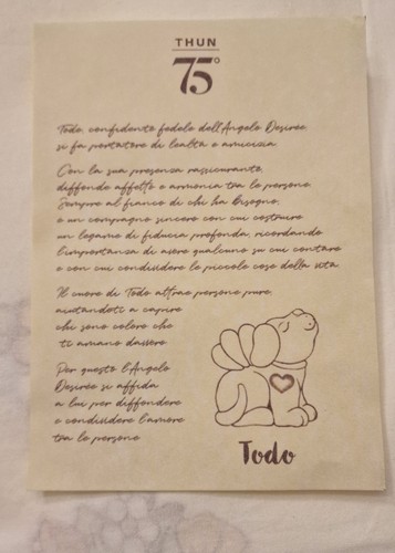 Copia pergamena cane - todo, thun