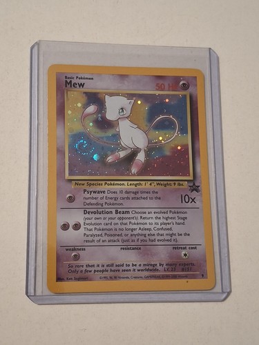 Carta pokemon promozionale - pokemon, mew