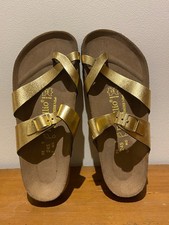 Sandali Birkenstock Papillio oro taglia UK 5/EU 38
