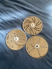 SET 3 LAME TAGLIO FINO KENWOOD PROSPERO 900W KM24, KM26, KM28 Con Cerchio Bianco