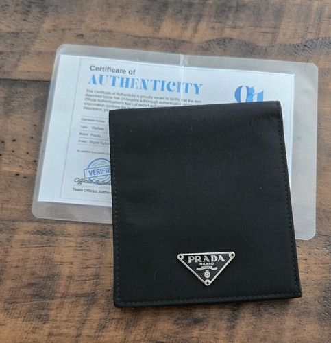 Prada portafoglio bifold - portafoglio,
