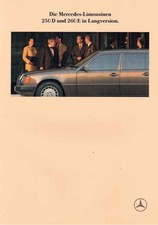Brochure Mercedes W124 250 D /