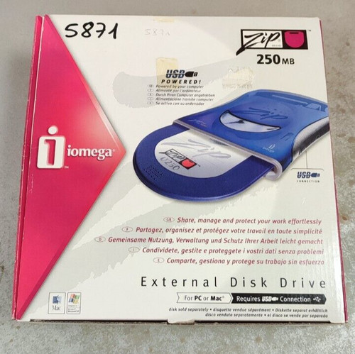 Iomega zip external disk - iomega,