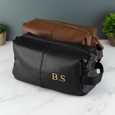 Borsa wc uomo in pelle