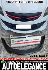OPEL CORSA D 10-14 LIFT SPOILER SOTTO PARAURTI ANTERIORE TUNING LOOK OPC --. 01