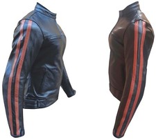 Giacca da Donna per Moto in Pelle femminile NUOVA Protezioni CE Taglia . L