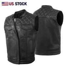 GILET UOMO NERO PUNTO CROCE