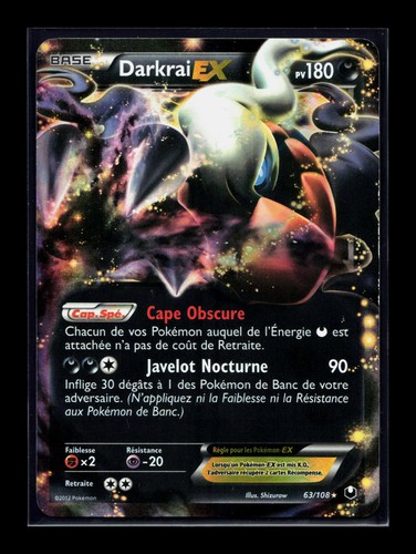 Carte pokémon darkrai - carte,