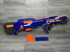 Nerf N-strike Longshot CS-6 Bolt Action Blaster Blu con caricatori e freccette