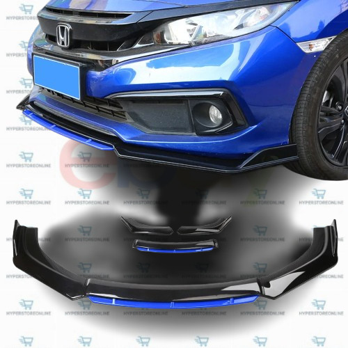 Kit 4pcs splitter paraurti - splitter,