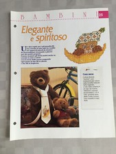 Schema punto croce Bambini Elegante spiritoso cravatta bimbo orsetto pinguino