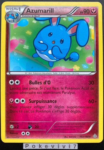 Carte pokemon azumarill - carte,