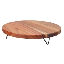 Vassoio in legno portacandele