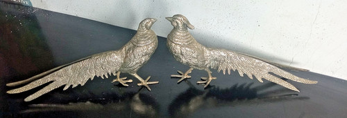 Coppia fagiani silver - coppia, plate