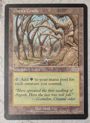 Mtg gaea cradle regular - mtg, cradle,