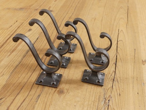 5pz ganci appendiabiti ghisa - 5pz,