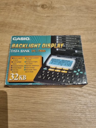 Casio backlight display data - casio,