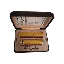 Accendino Con Porta Profumo Colibrì Dorato UNA VIS Stato Maggiore della...