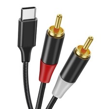 2 m Cavo RCA USB C a 2 RCA