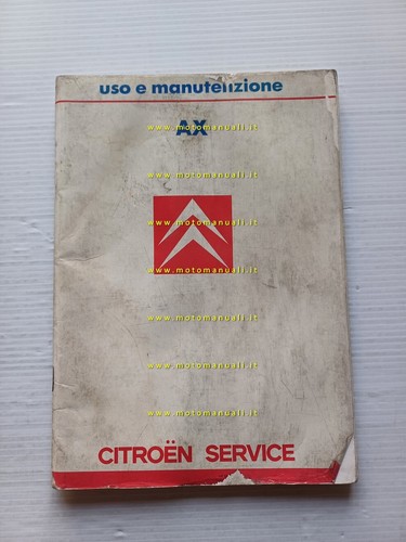 Citroen 1987 manuale uso - ax,