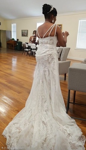 Abito sposa con gioielli e - abito,