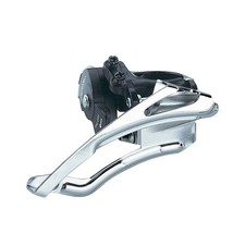 Deragliatore anteriore MicroShift MTB 3x9 velocità alluminio/acciaio attacco a f