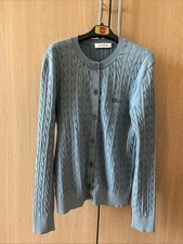 Gilet Cardigan Lacoste Donna In Maglia A Trecce Effetto Lavato. Perfetto!