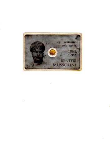 Moneta del centenario - del, di