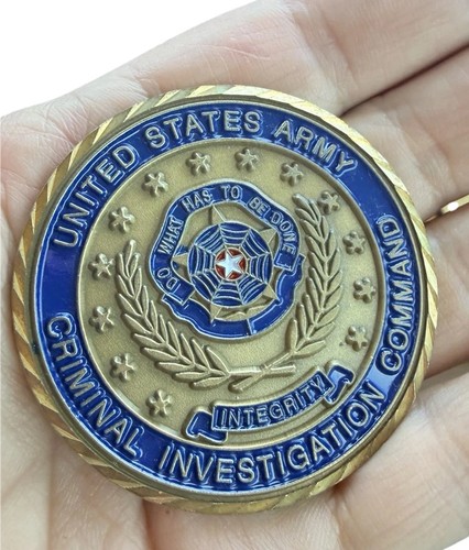 Army cid challenge coin - u.s.,