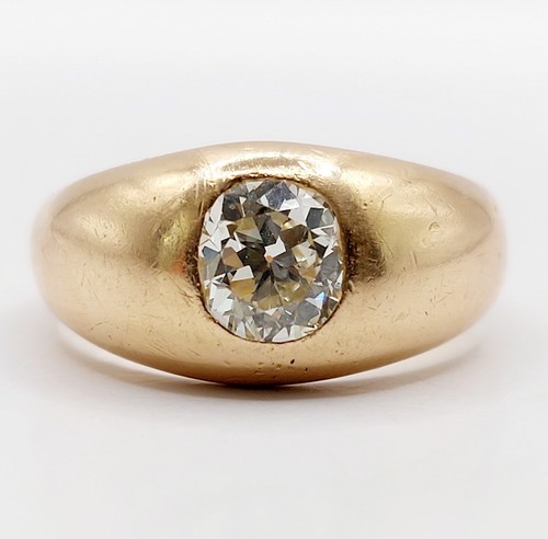 Anello giunco cupola - giunco, oro