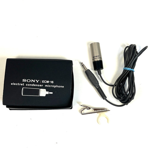 Sony ecm electret microfono - sony,