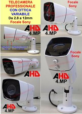 TELECAMERA AHD 4MP FOCALE SONY