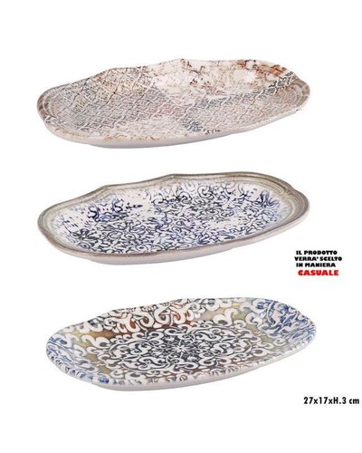 Vassoio oval ceramica - ceramica, col